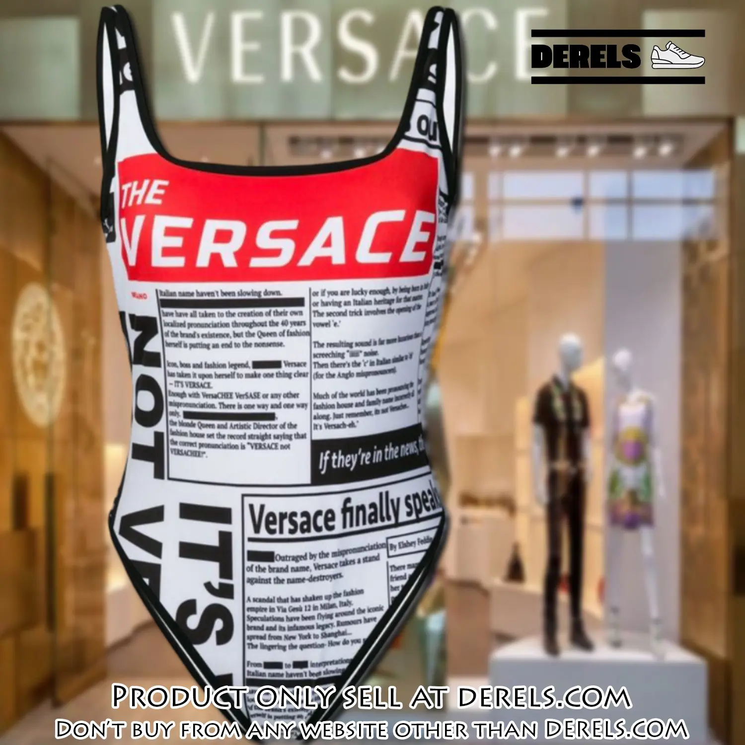 Versace swimwear beachwear one piece swimsuit osw1077 dr3417388